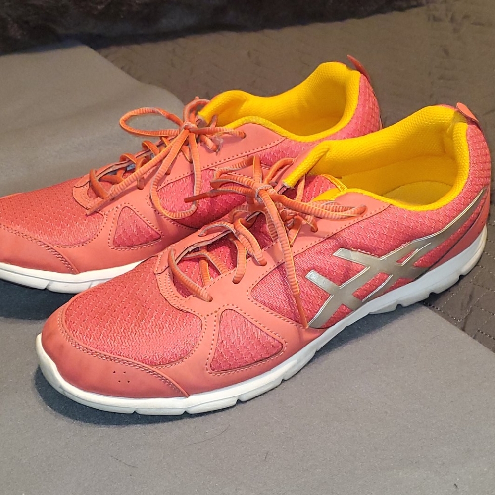 Asics Pink & Orange Sneakers